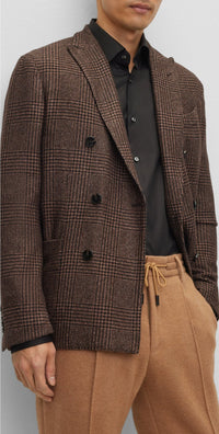 DARK BROWN // BLAZERS L-HESTON-DB-D-234F