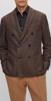 DARK BROWN // BLAZERS L-HESTON-DB-D-234F