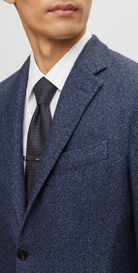 Blazer Heston en soie - Dark Blue