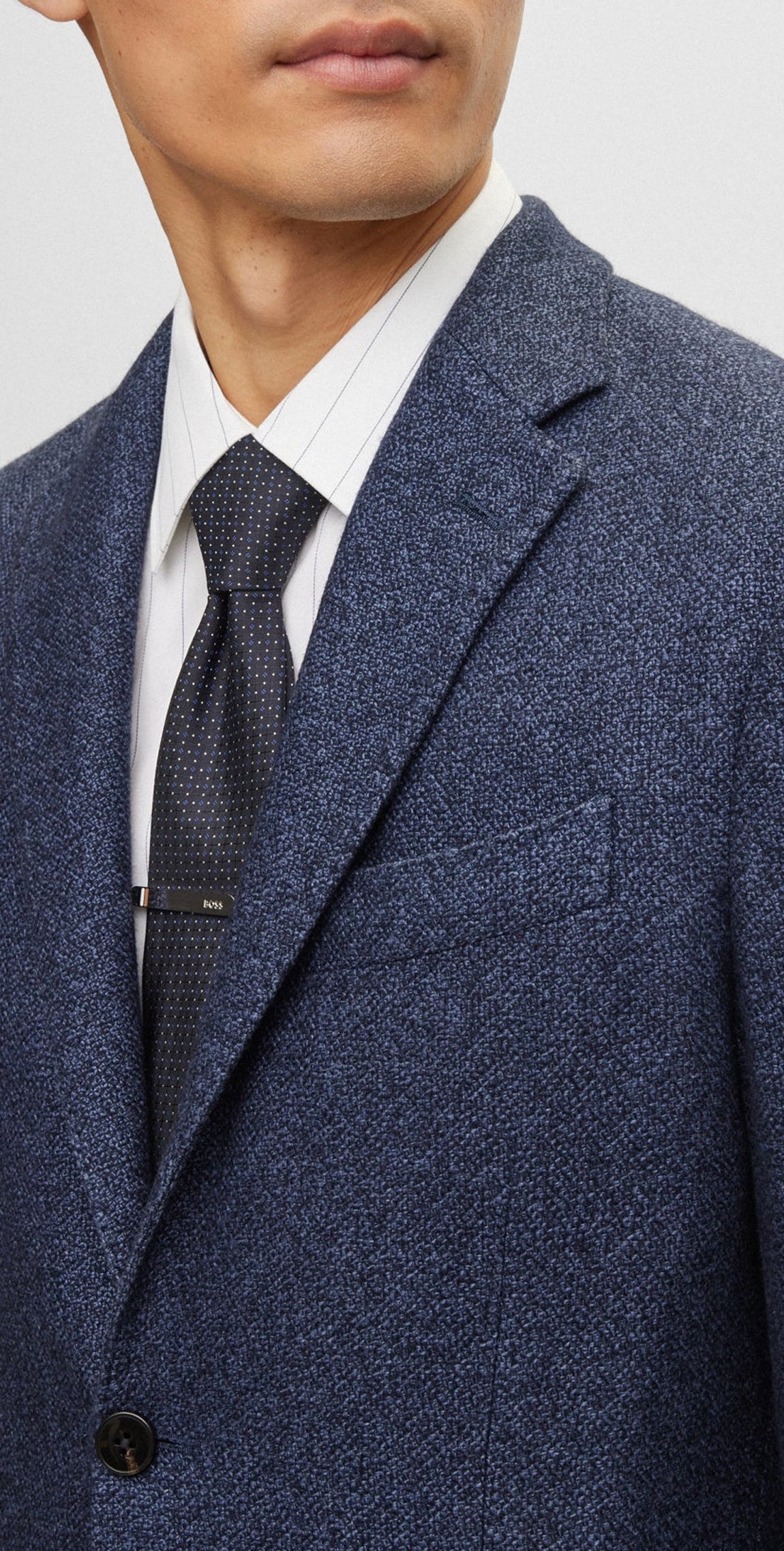 Blazer Heston en soie - Dark Blue