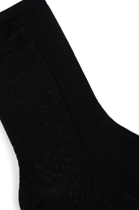 BLACK // CASUAL SOCKS 2P RS MONOGRAM MC W