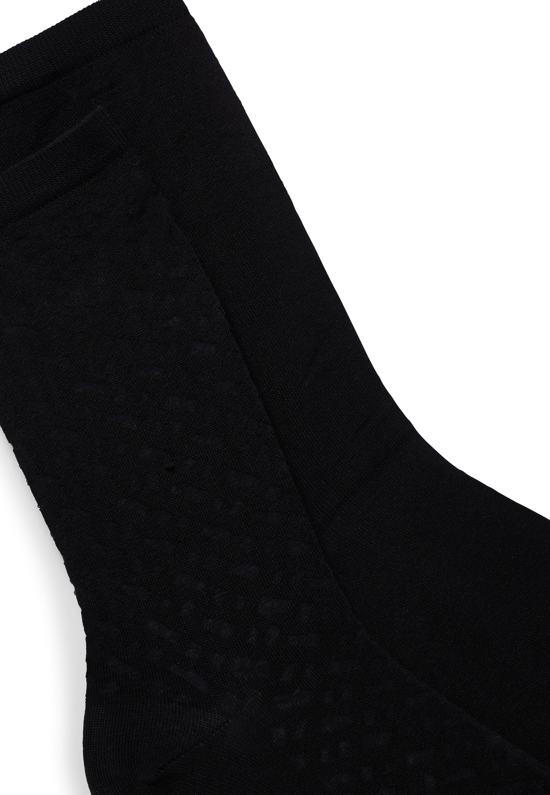 BLACK // CASUAL SOCKS 2P RS MONOGRAM MC W