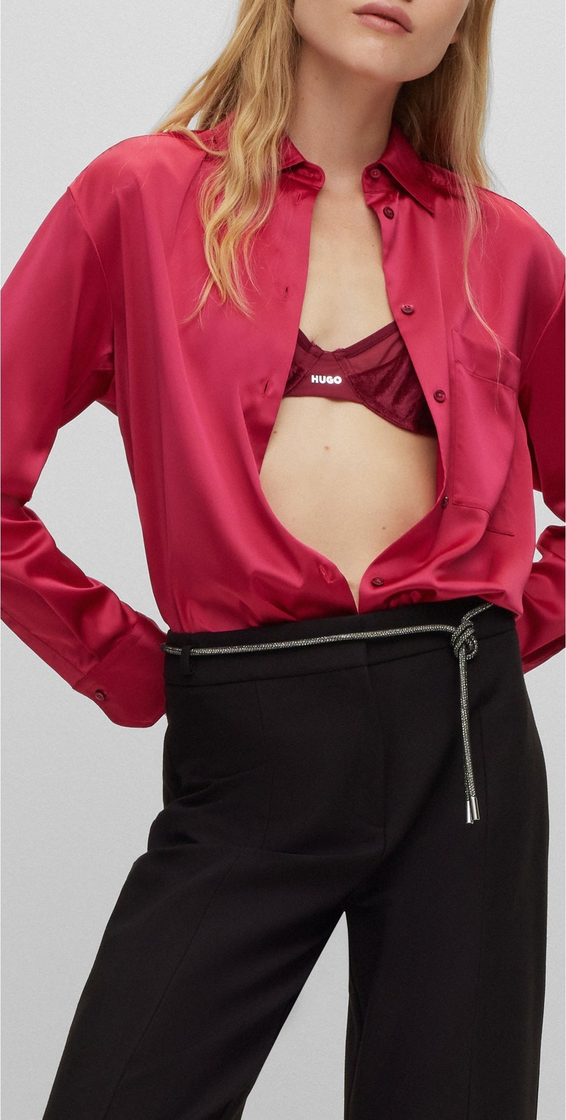 Chemisier Elodina oversize - Medium Pink