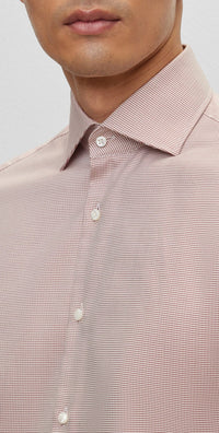 MEDIUM RED // BUSINESS SHIRTS L-HAYS-SPREADB-233
