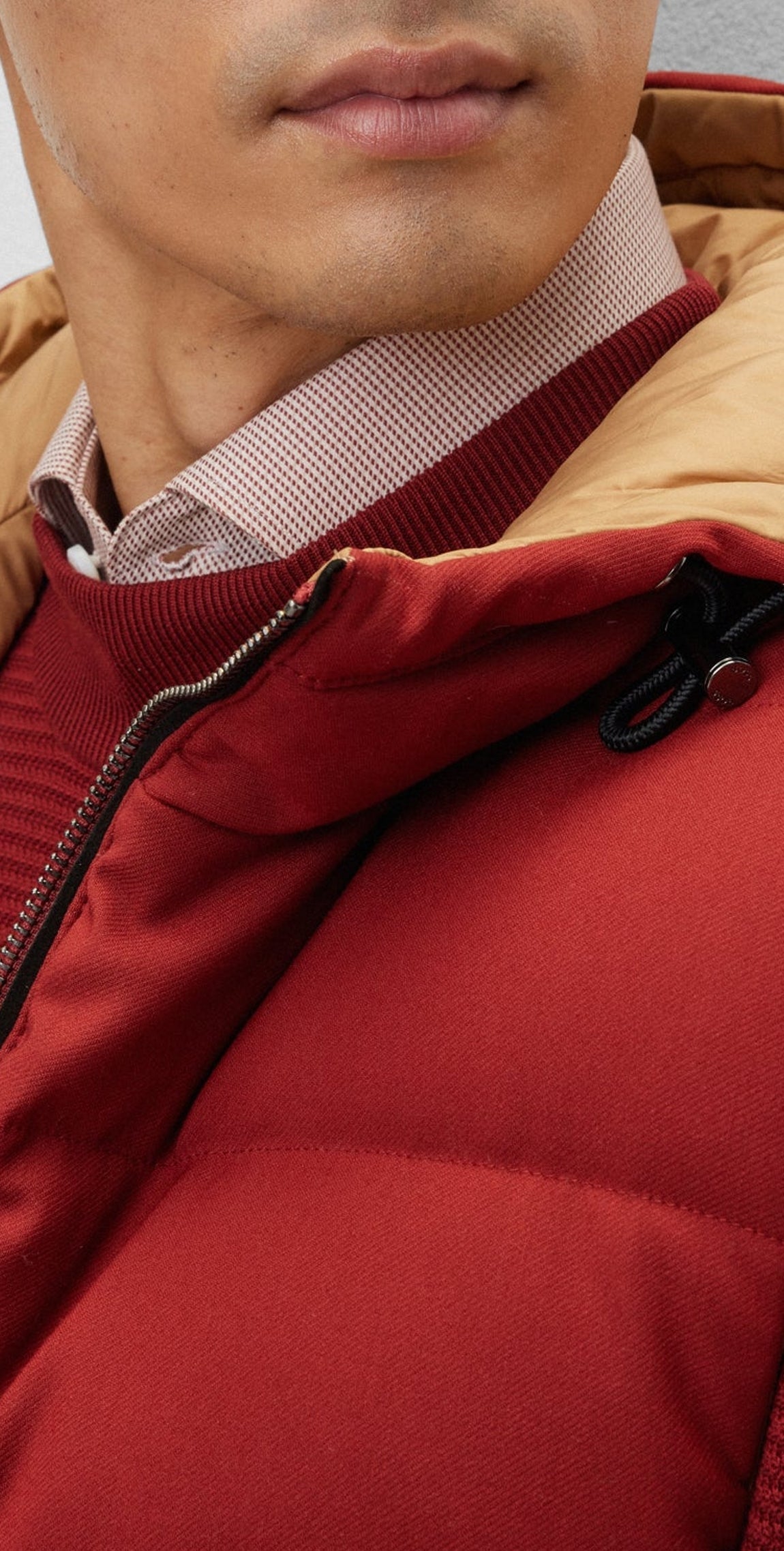 MEDIUM RED // BUSINESS SHIRTS L-HAYS-SPREADB-233