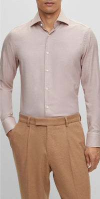 MEDIUM RED // BUSINESS SHIRTS L-HAYS-SPREADB-233