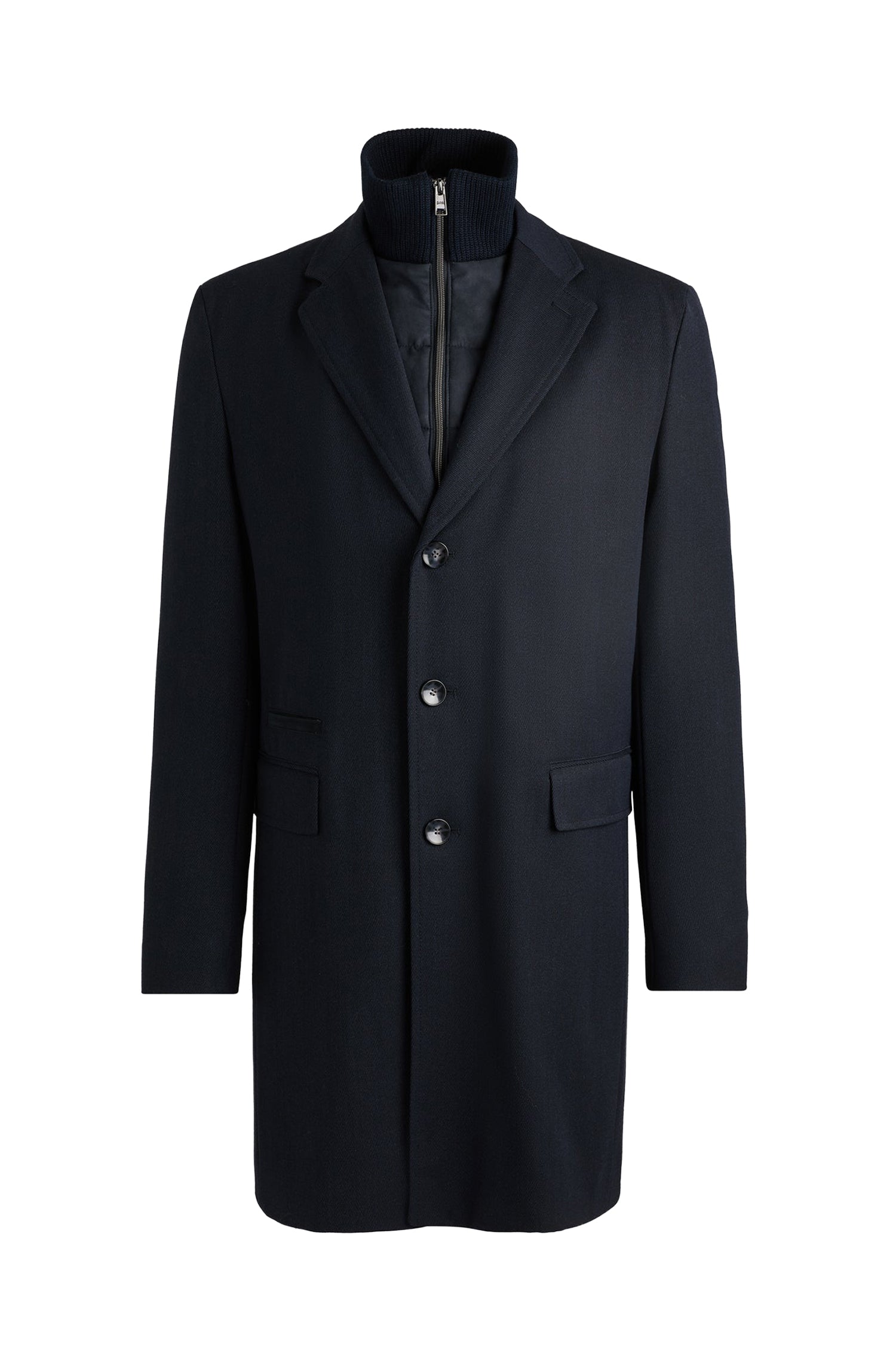 Manteau Hyde en laine - Dark Blue