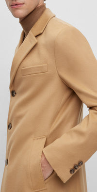 Hyde wool coat - Medium Beige