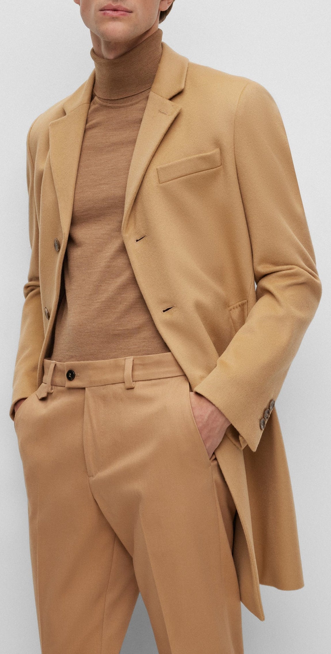 Hyde wool coat - Medium Beige