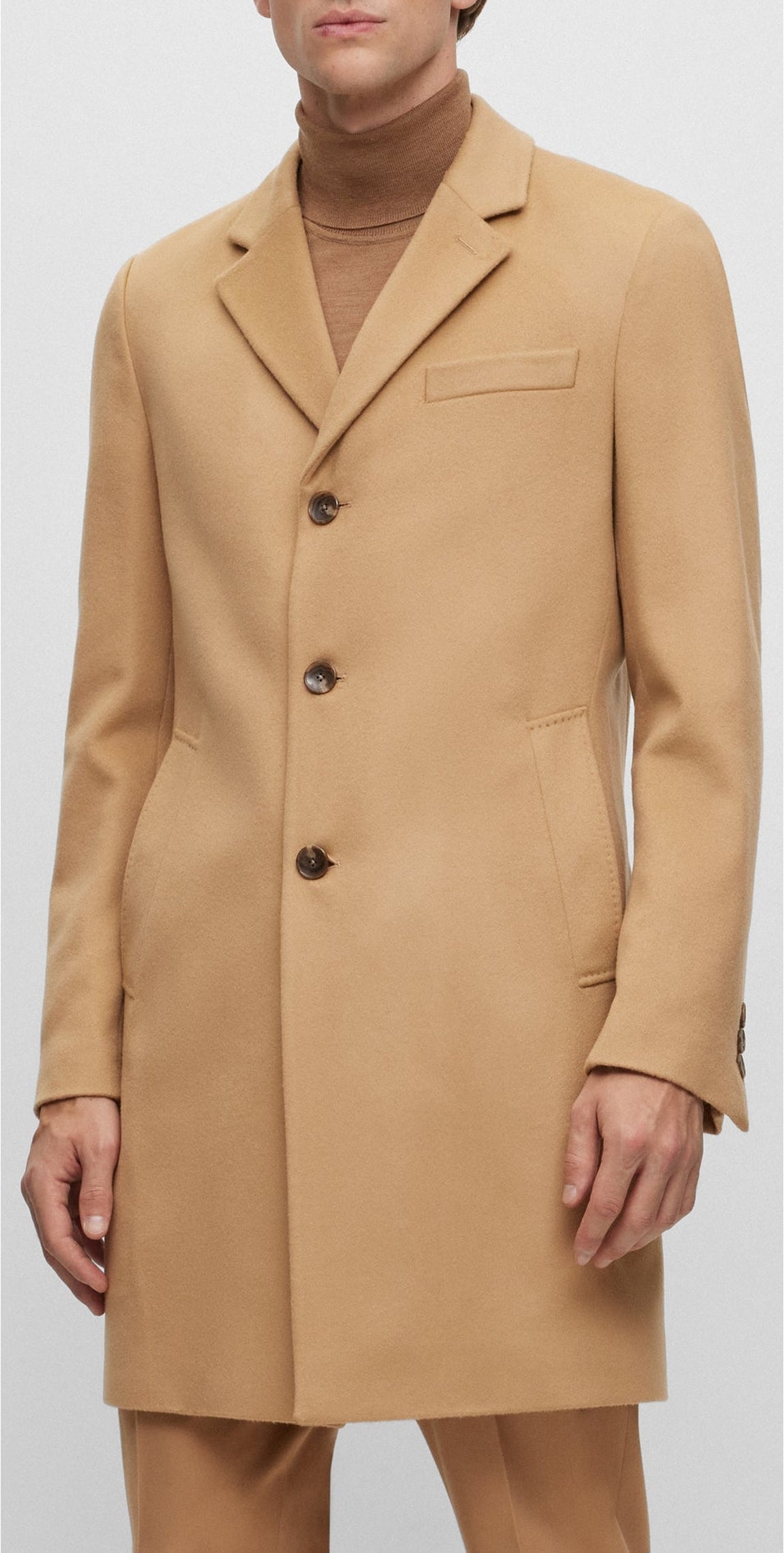 Hyde wool coat - Medium Beige