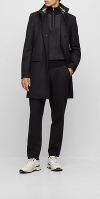 Manteau Jared en laine - Black