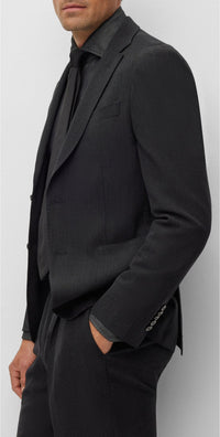 Heston wool suit - Black