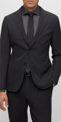 Heston wool suit - Black