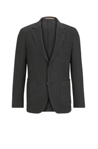 Heston wool blazer - Black