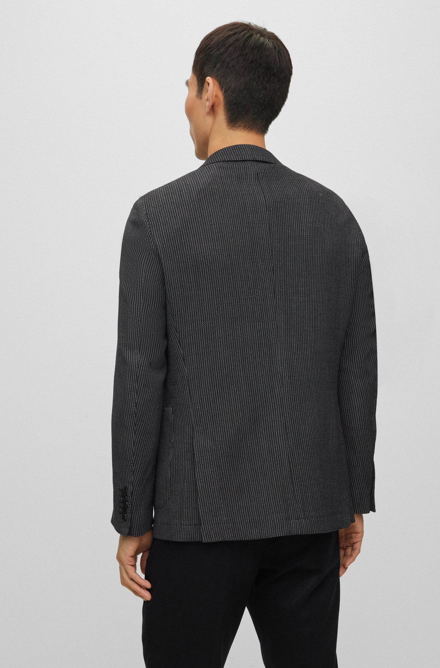 Heston wool blazer - Black