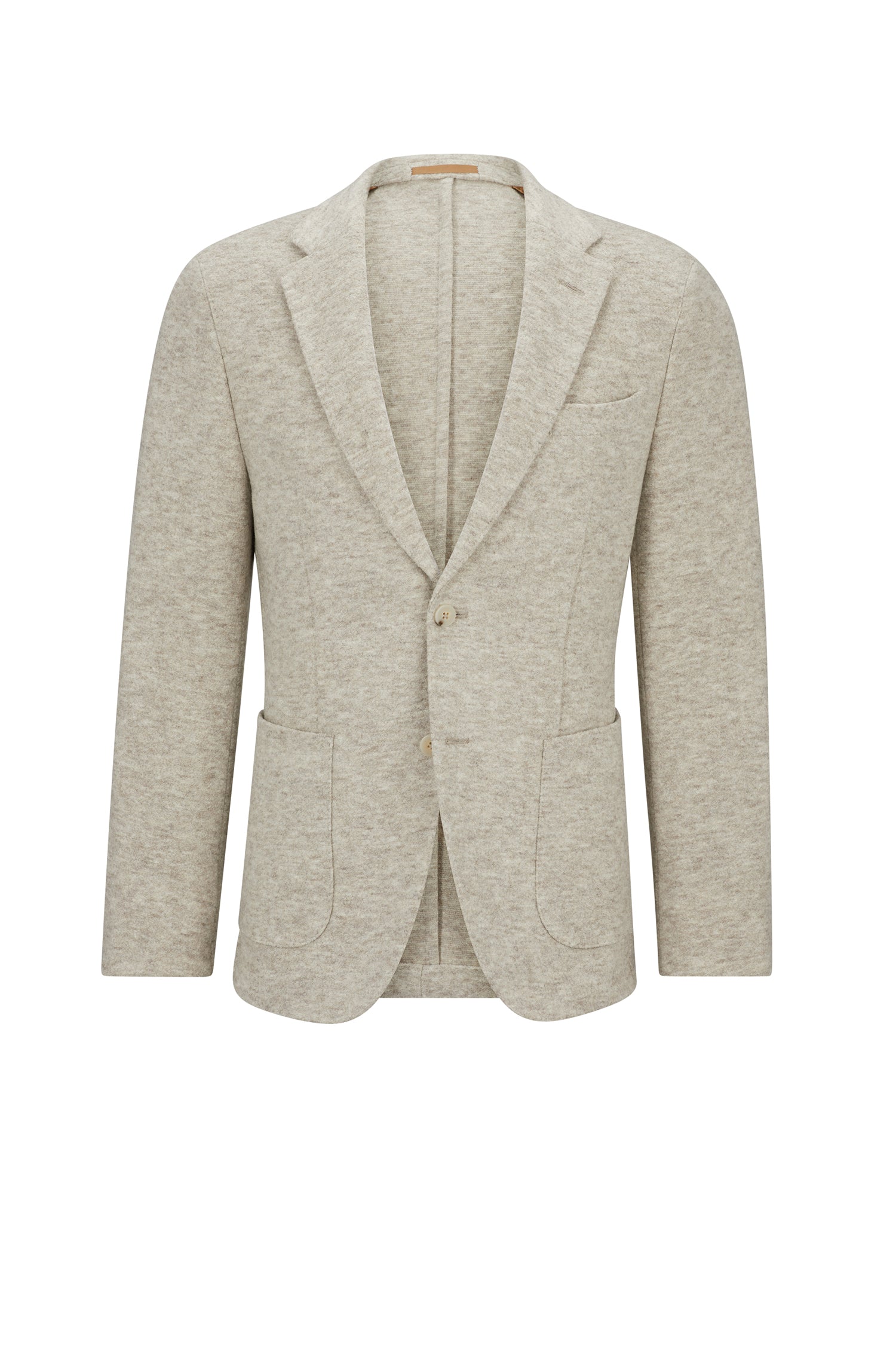 Heston wool blazer - Open Brown