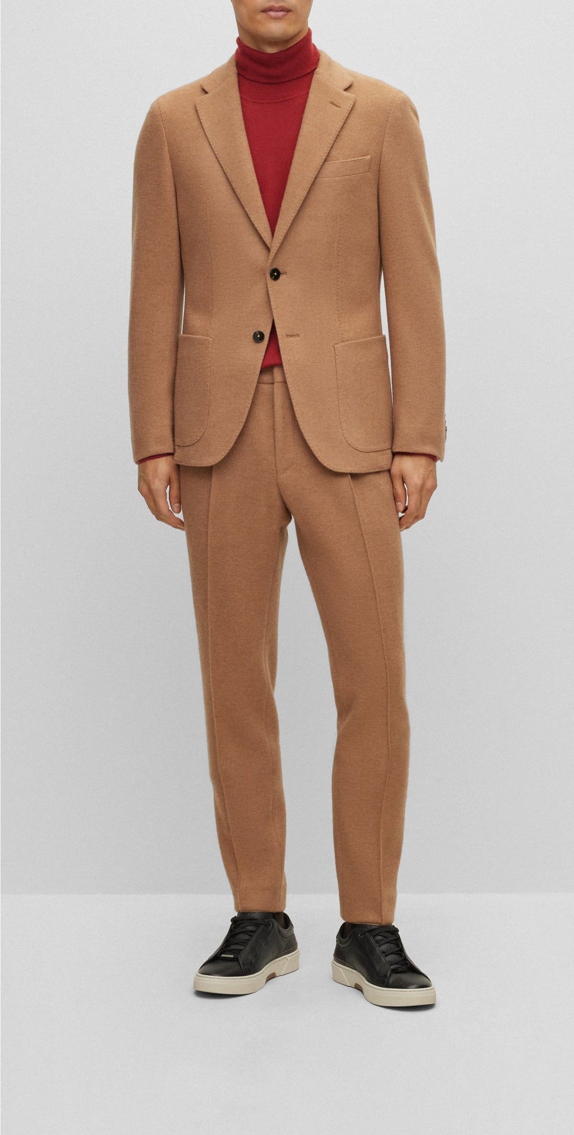 Blazer Heston en cuir - Medium Beige