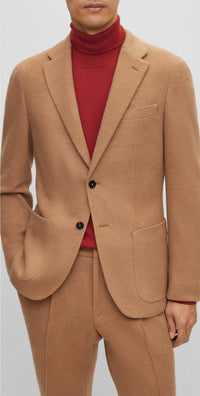 Blazer Heston en cuir - Medium Beige