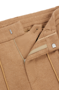 Gee leather trousers - Medium Beige