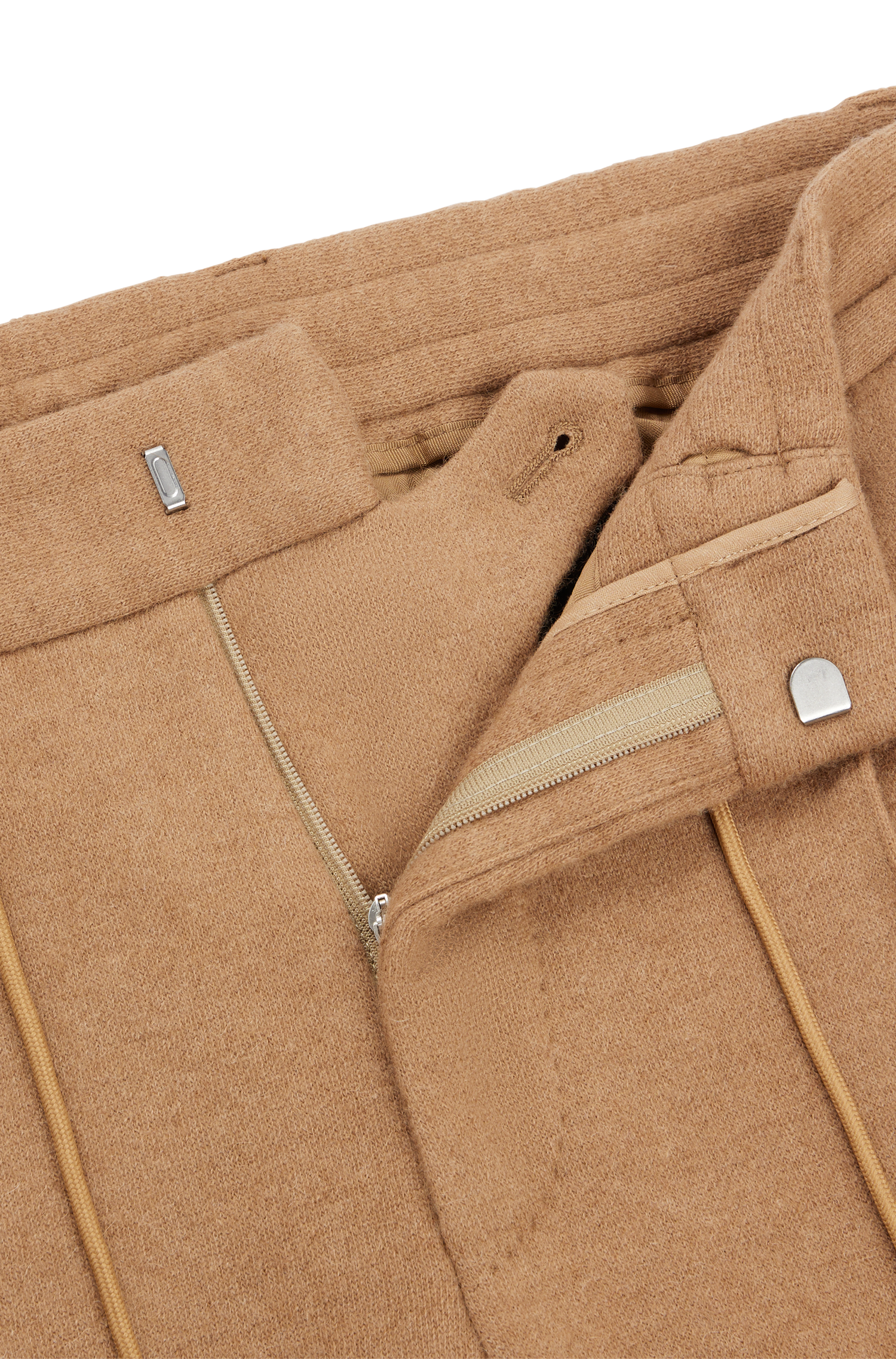 Gee leather trousers - Medium Beige
