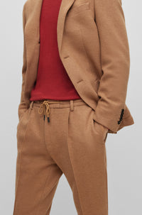 MEDIUM BEIGE // FORMAL TROUSERS L-GEE-J-DS-233