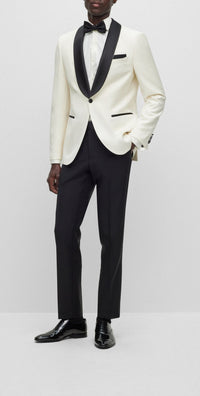 WHITE // BLAZERS L-HARVERS-TUX-234