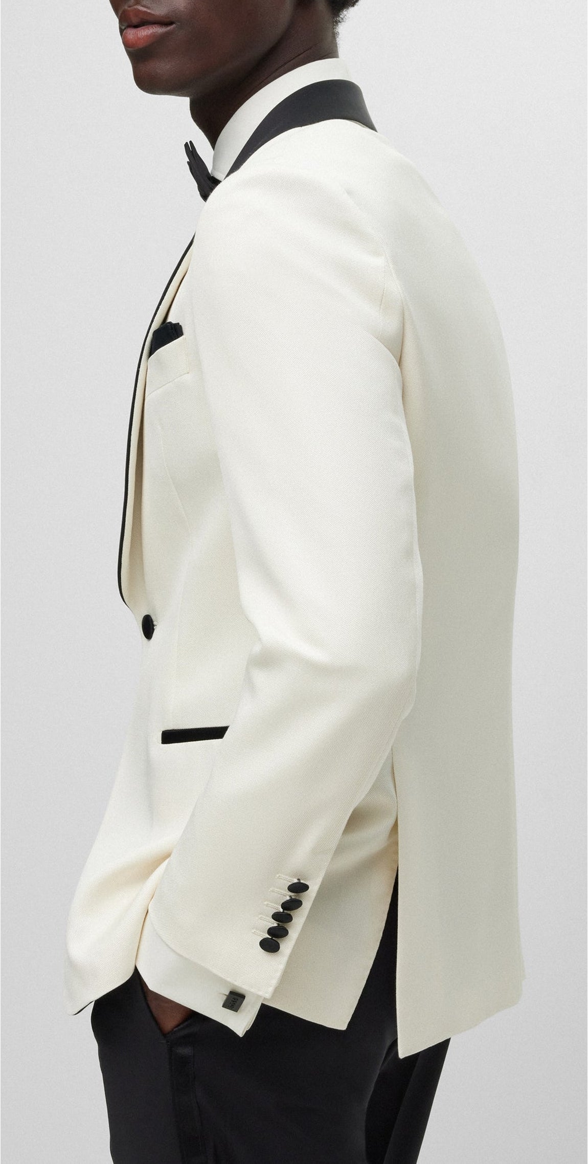 Blazer Harvers en soie - White