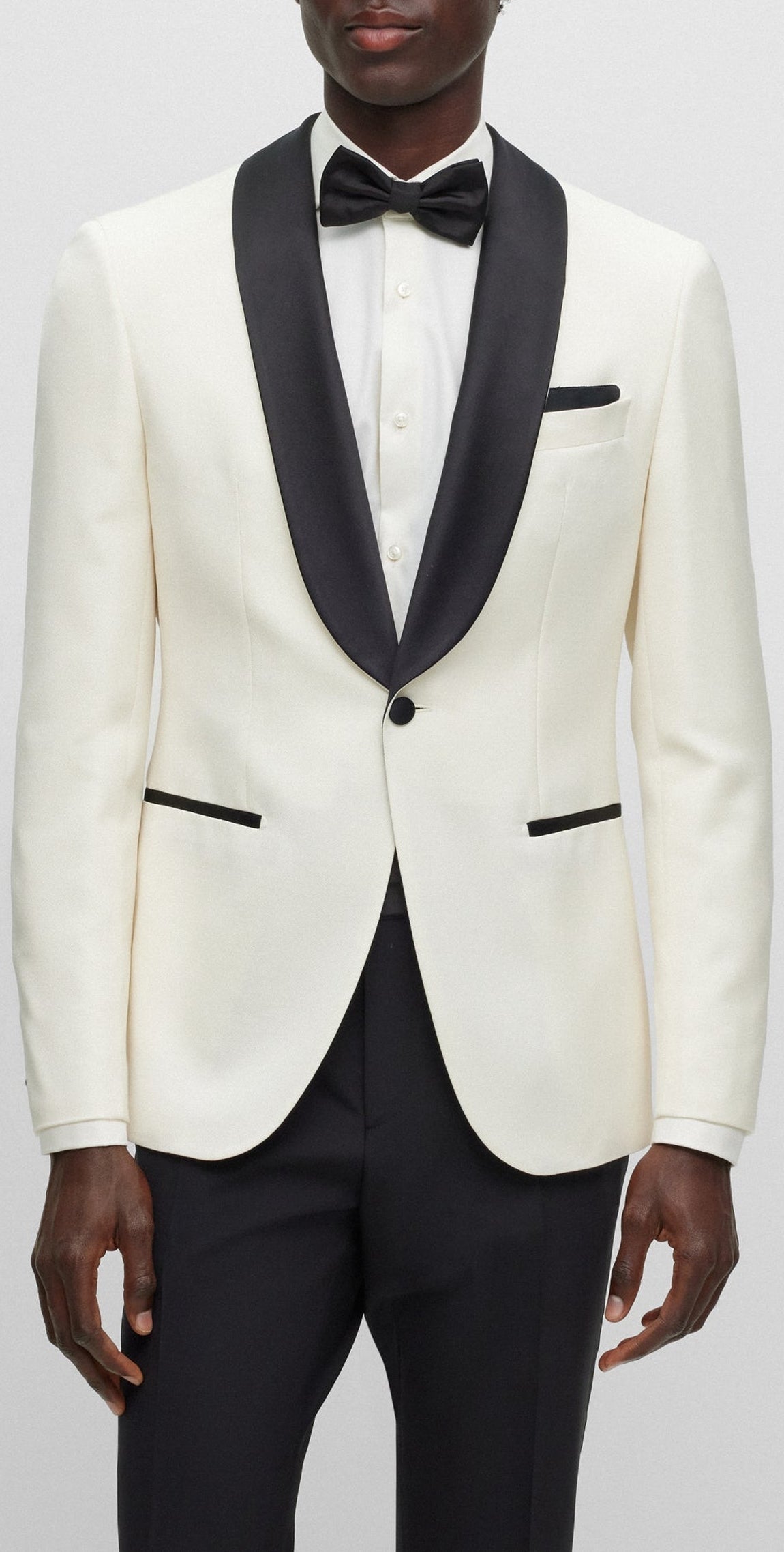 WHITE // BLAZERS L-HARVERS-TUX-234