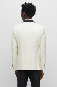 Blazer Harvers en soie - White