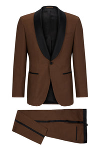 MEDIUM BEIGE // BUSINESS SUITS L-HARVERS2PCSTUX-234