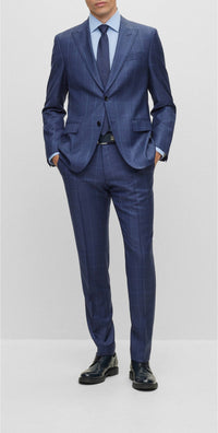 DARK BLUE // SUITS H-HUGE-2PCS-PEAK-232