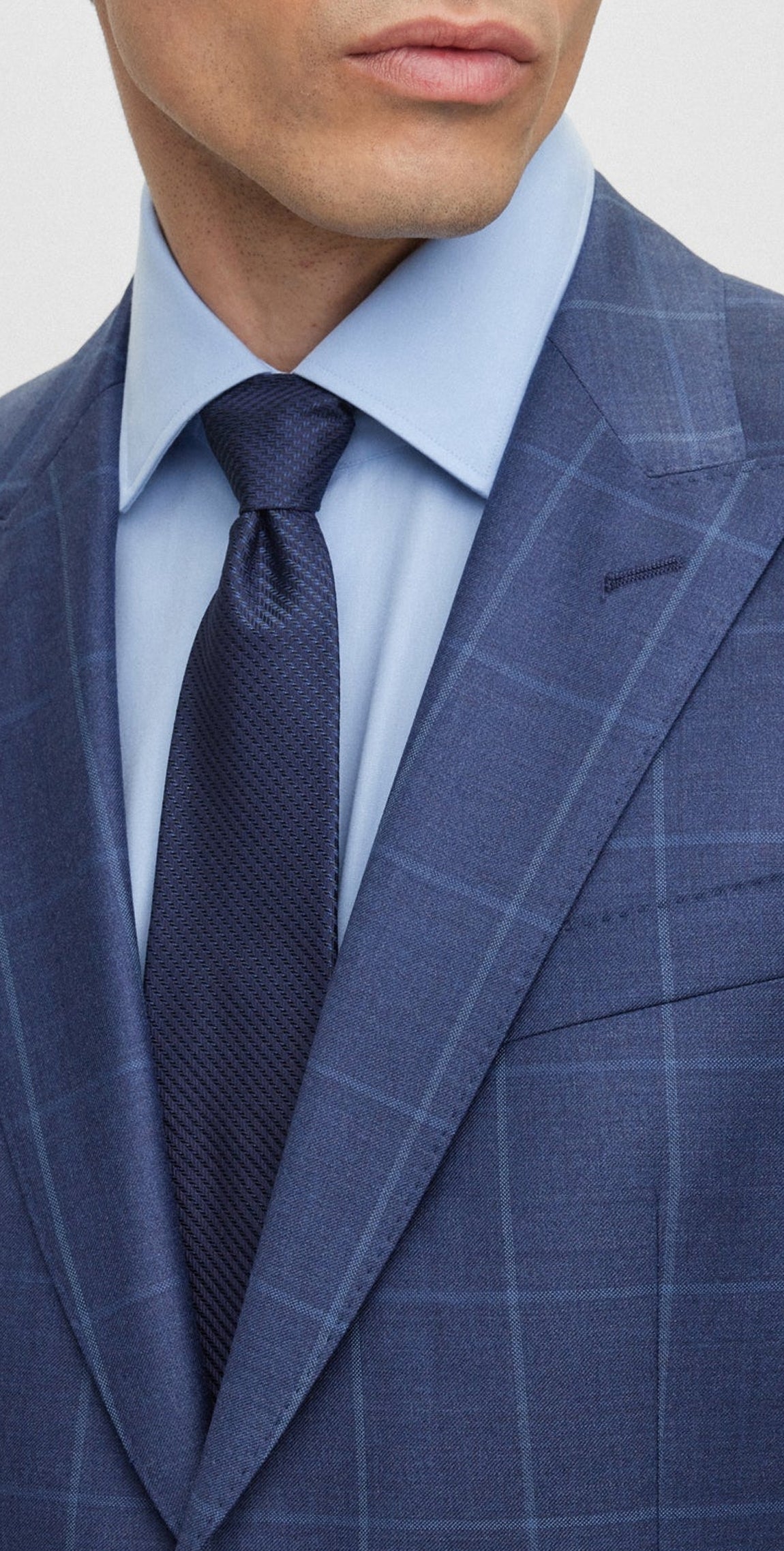 DARK BLUE // SUITS H-HUGE-2PCS-PEAK-232