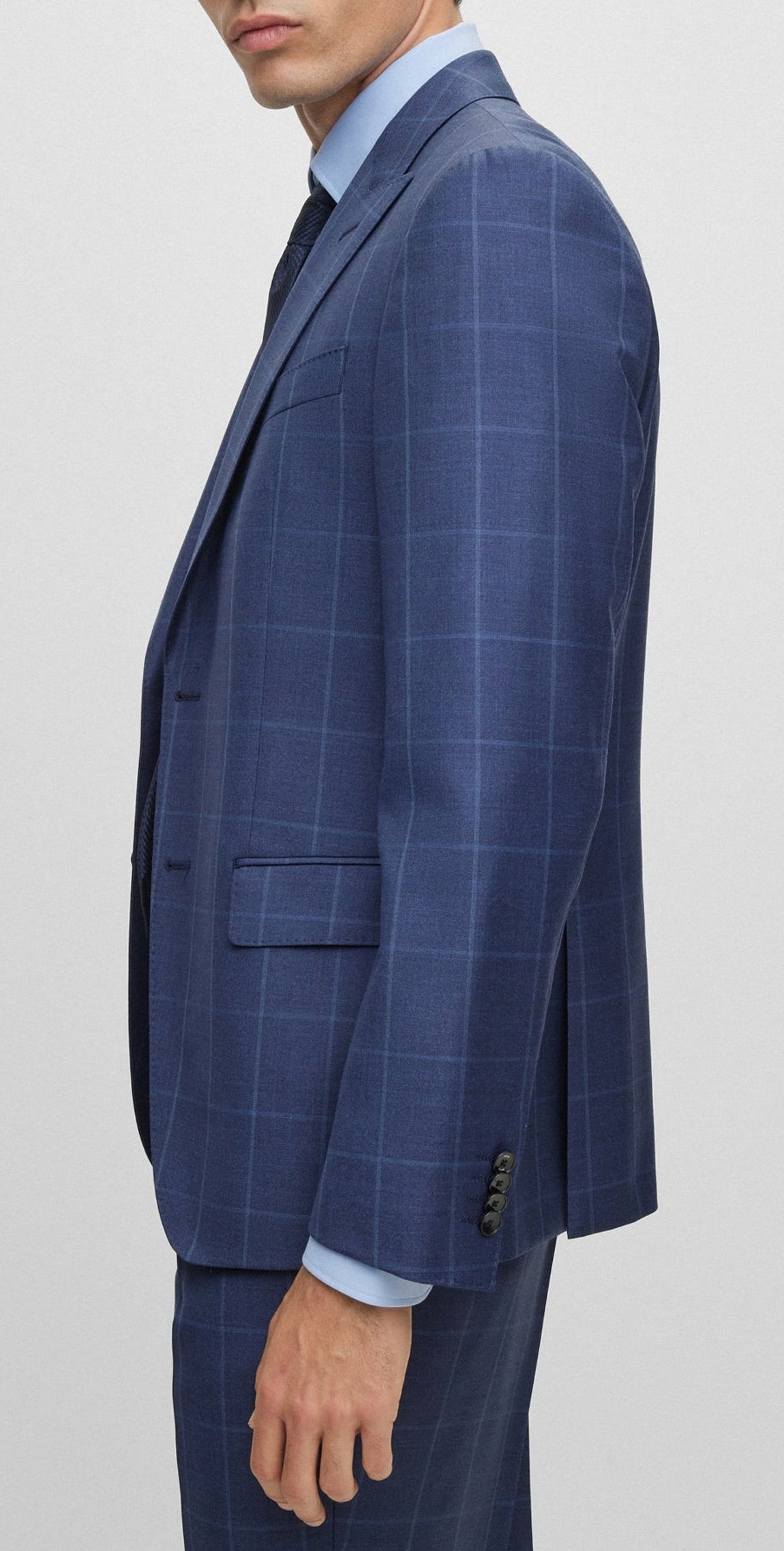 DARK BLUE // SUITS H-HUGE-2PCS-PEAK-232