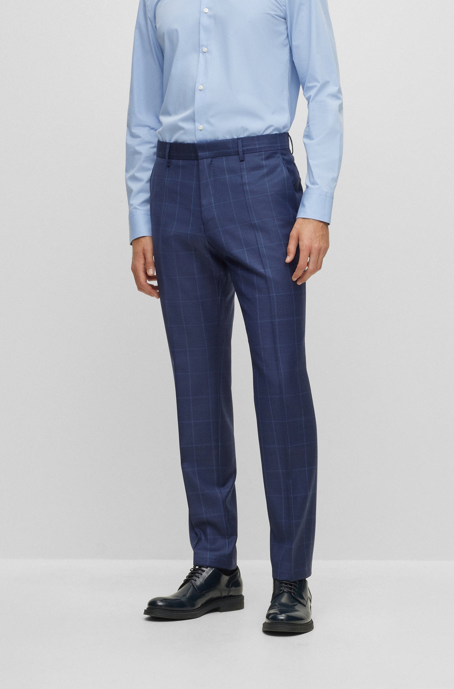 DARK BLUE // SUITS H-HUGE-2PCS-PEAK-232