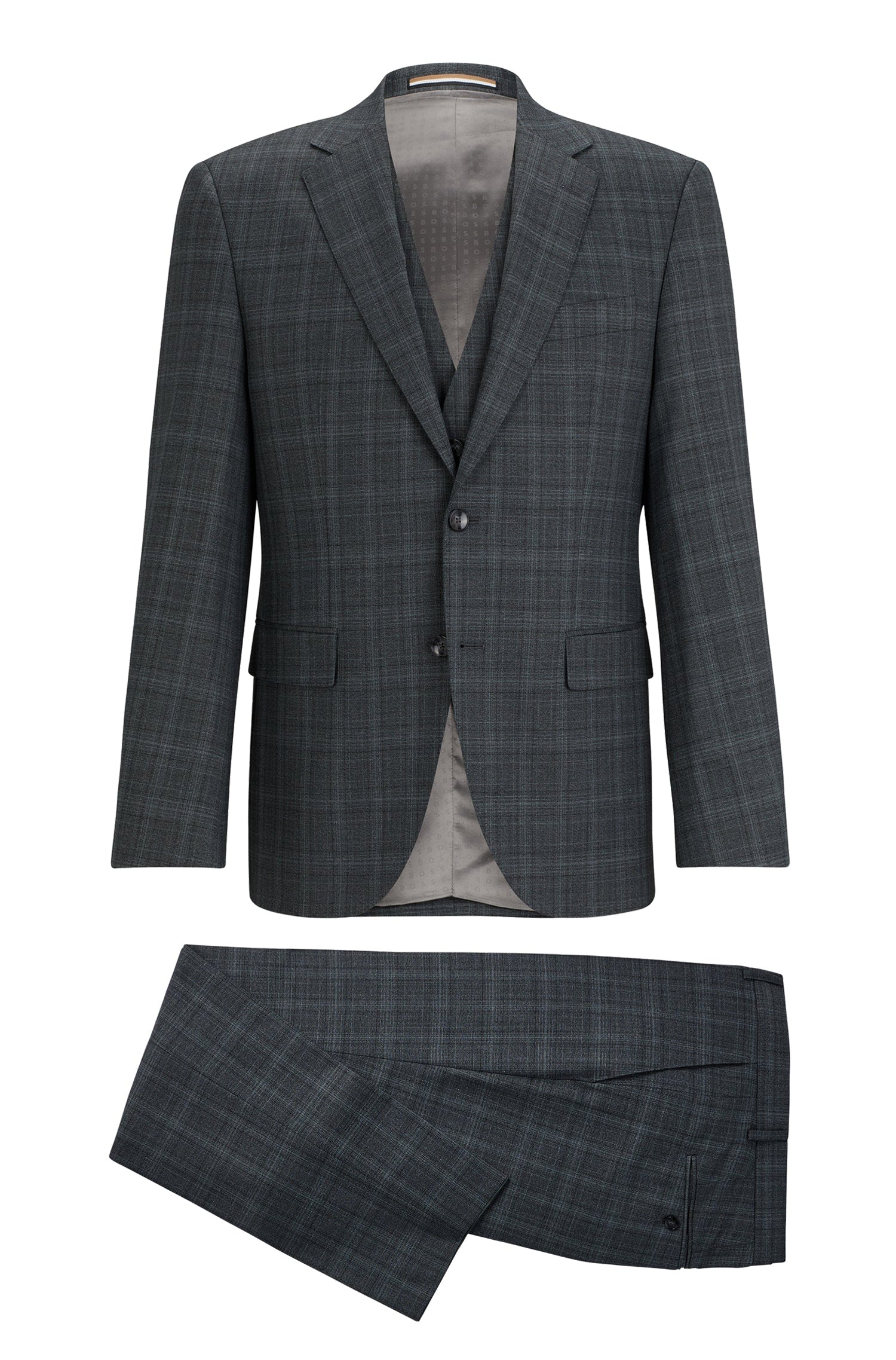 Jeckson wool blend suit - Medium Grey