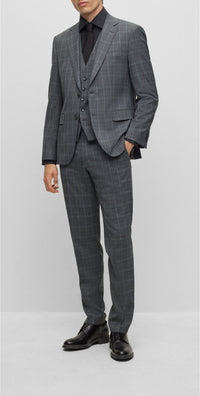 Jeckson wool blend suit - Medium Grey