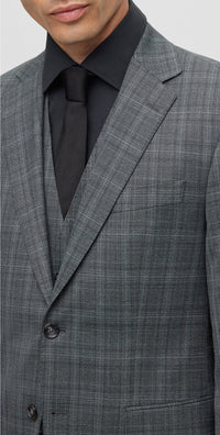 Jeckson wool blend suit - Medium Grey