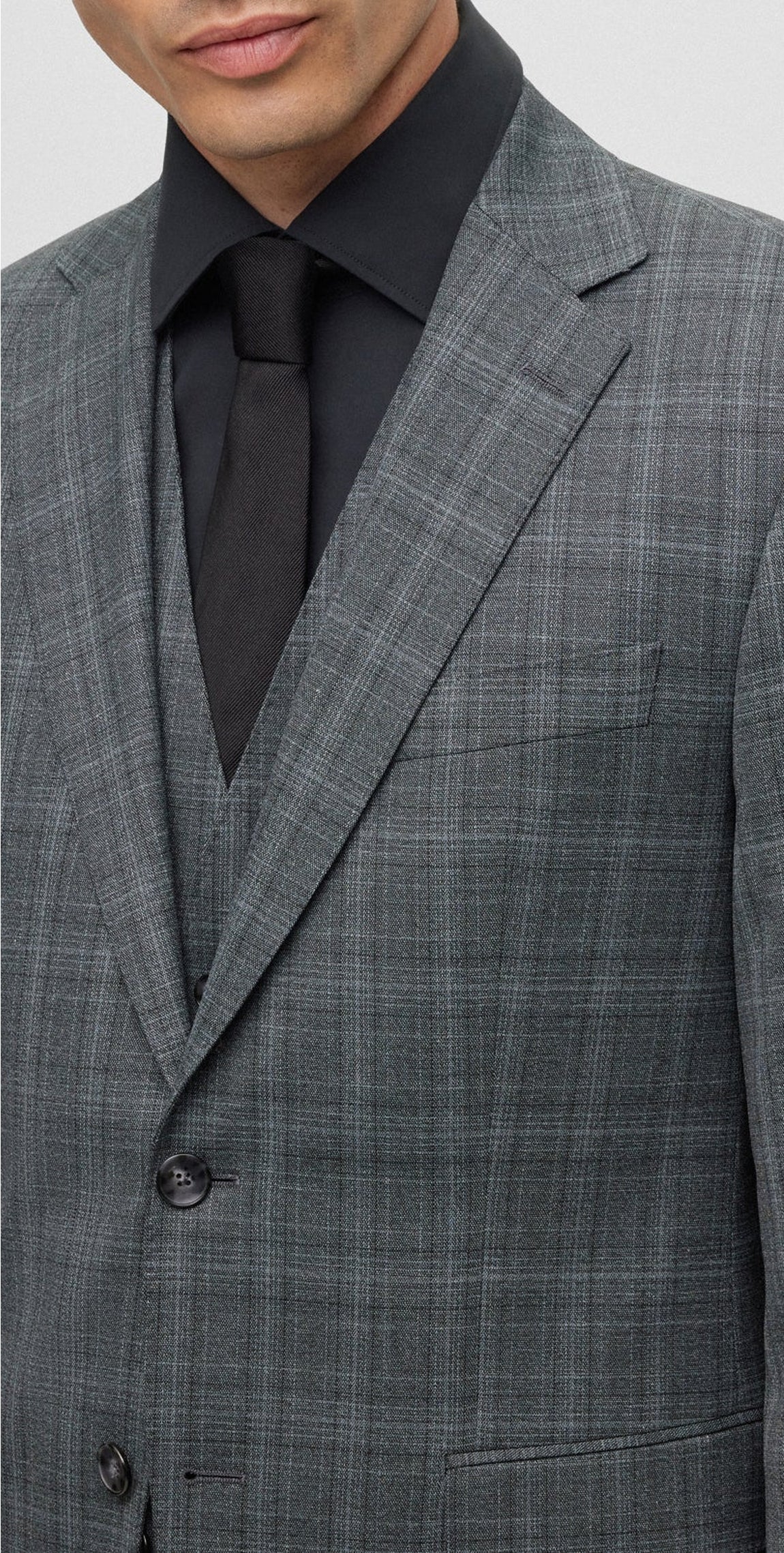 Jeckson wool blend suit - Medium Grey