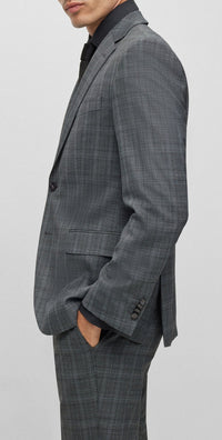 Jeckson wool blend suit - Medium Grey