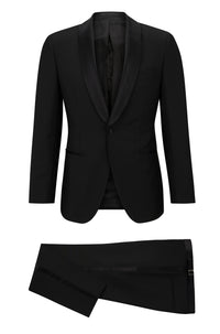 Harvers wool suit - Black