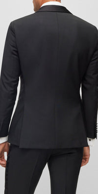 Harvers wool suit - Black