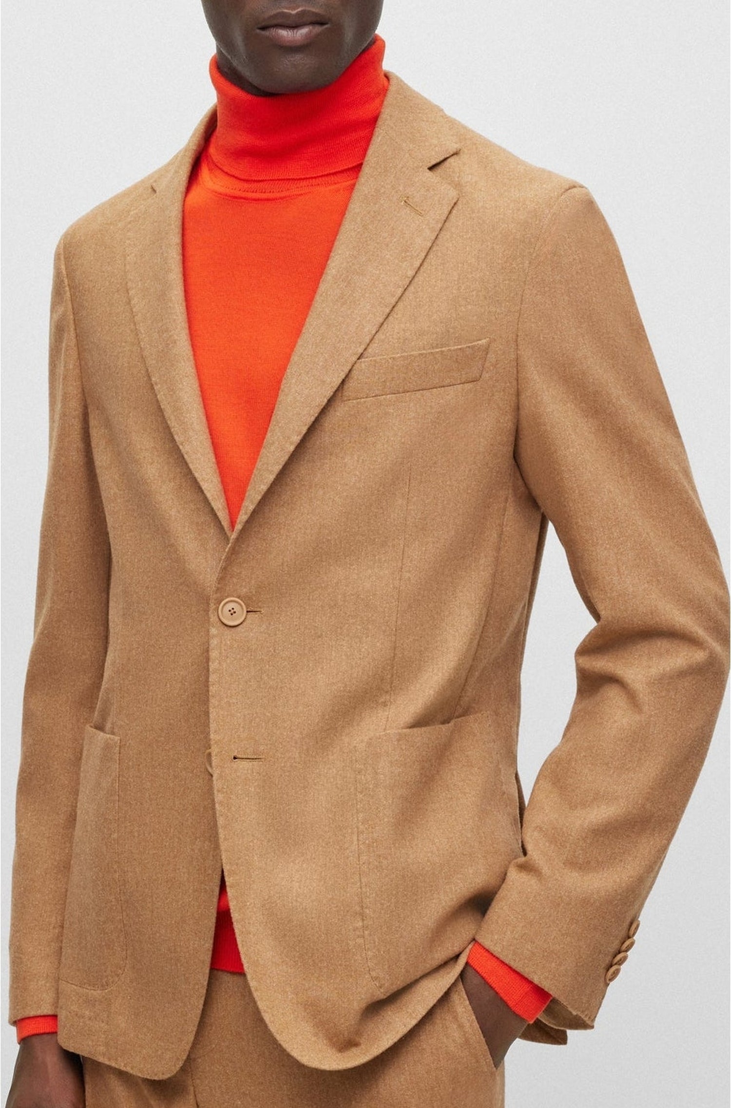 Veste de costume Hanry en laine - Open White