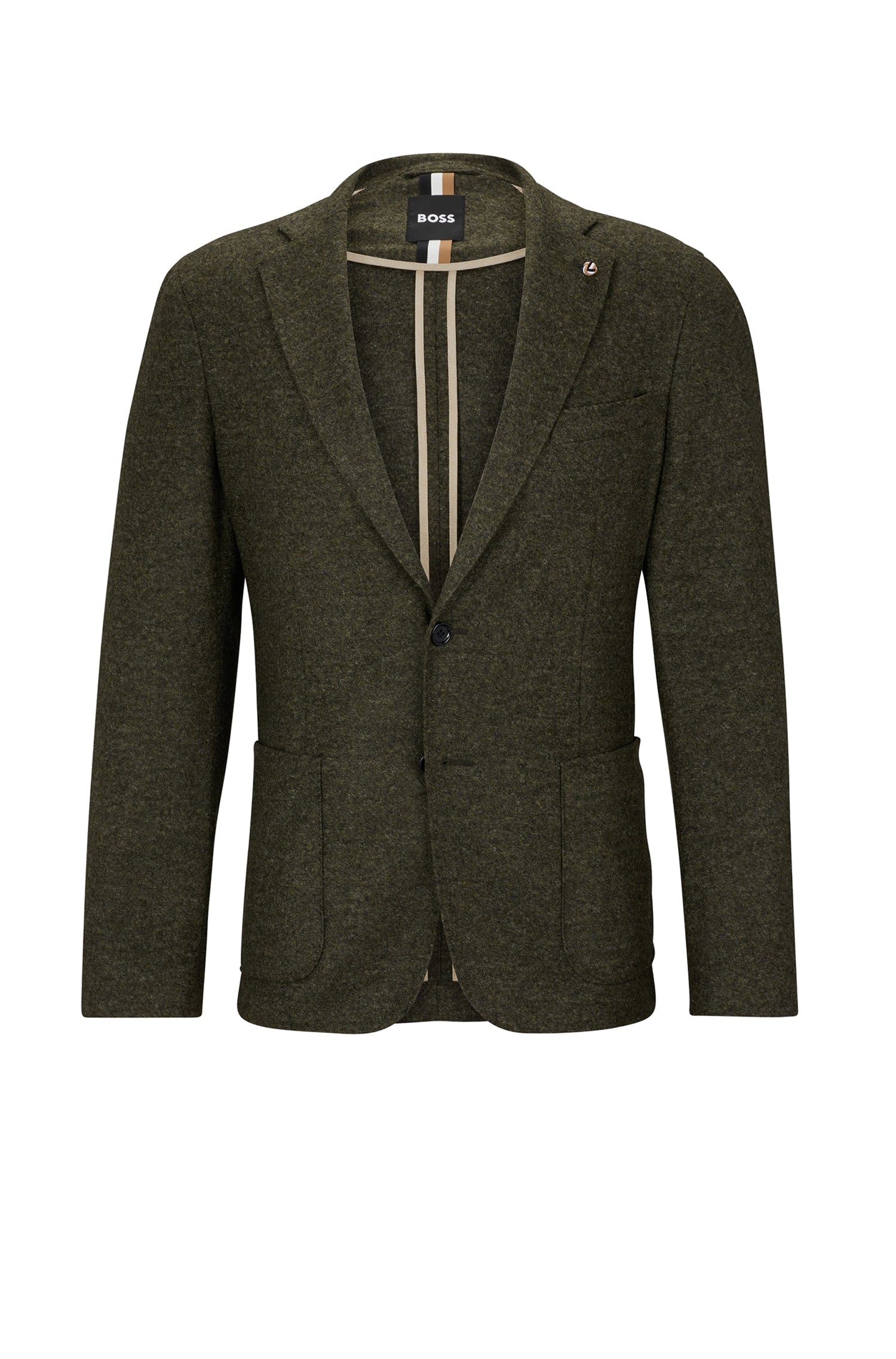 Hanry wool blend blazer - Open Green