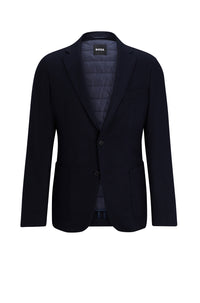 Blazer Hanry en laine - Dark Blue