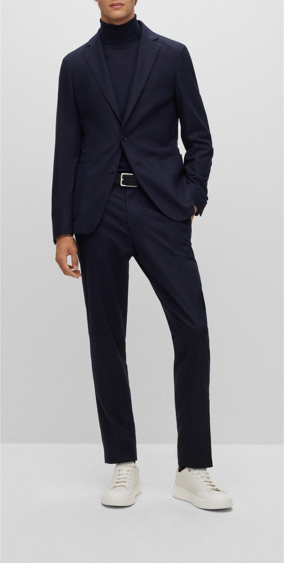 Blazer Hanry en laine - Dark Blue