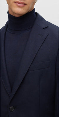 Blazer Hanry en laine - Dark Blue