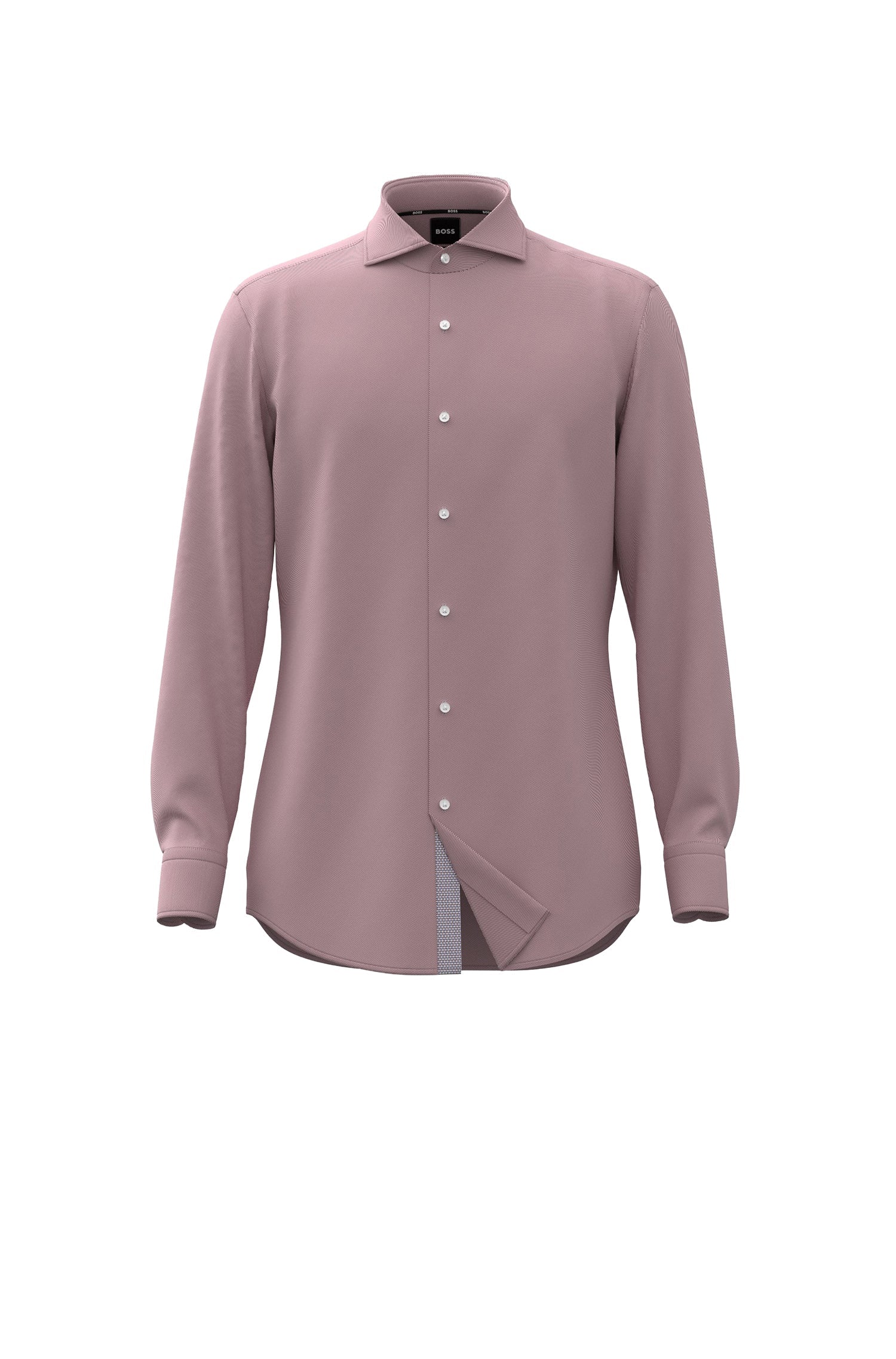 DARK RED // BUSINESS SHIRTS H-HANK-SPREAD-C6-233