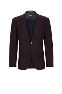 Hutson wool blazer - Dark Red
