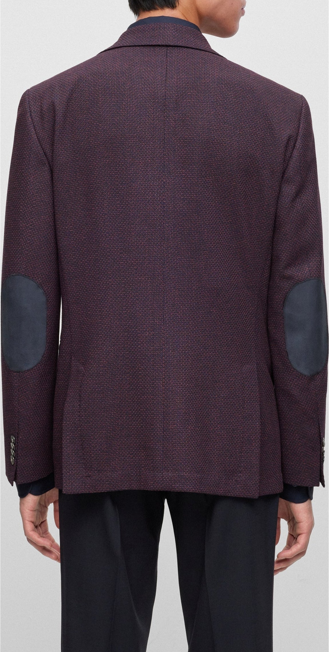 DARK RED // BLAZERS H-HUTSON-ELBOW-233