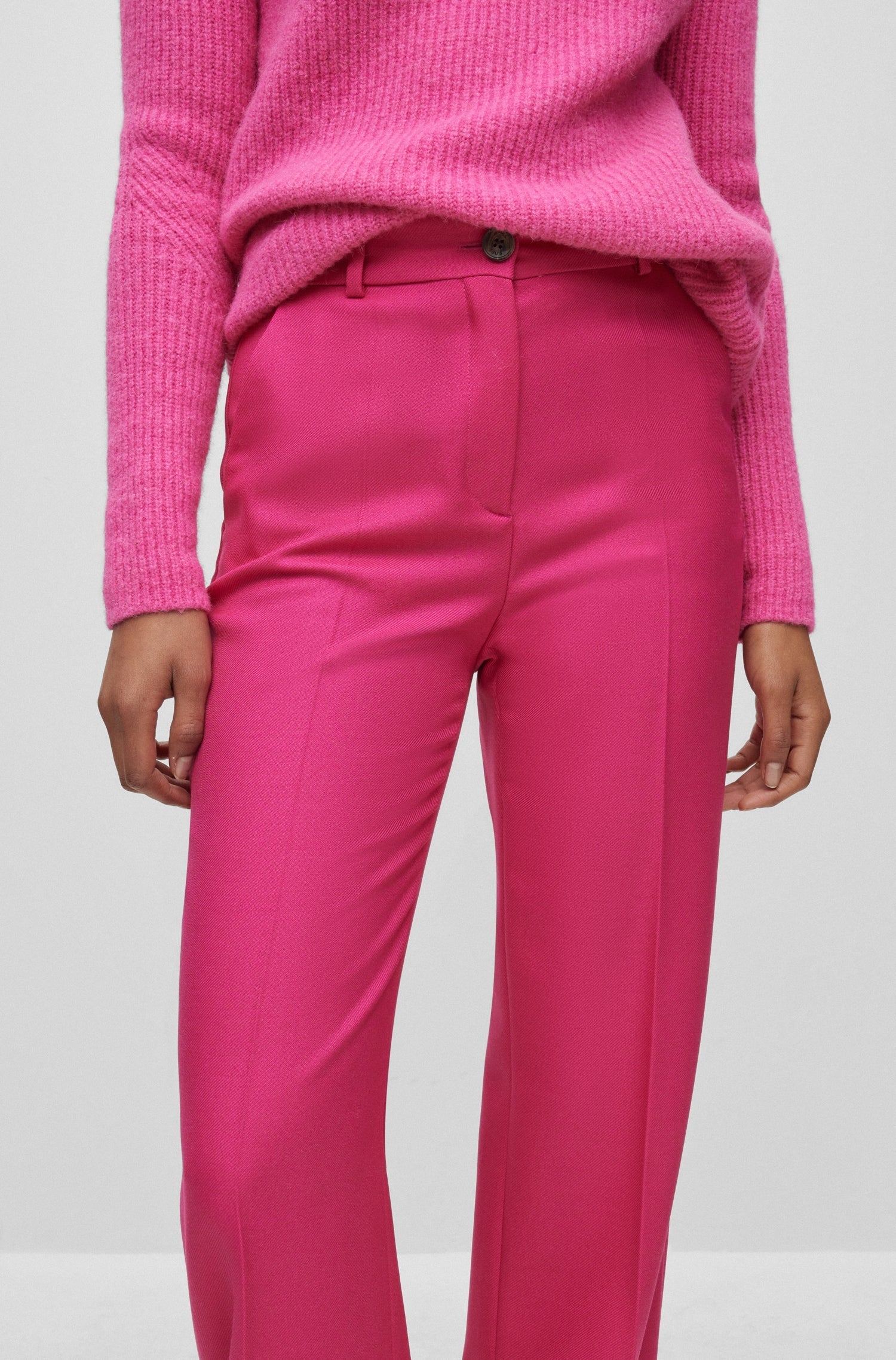 BRIGHT PINK // FORMAL TROUSERS TIREKA1